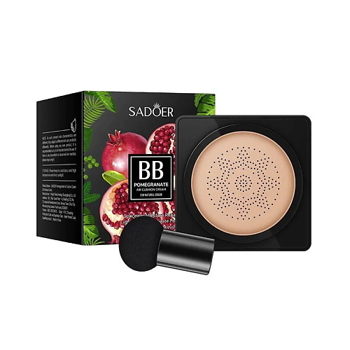 

SADOER Тональная основа BB крем кушон с экстрактом граната, Тональная основа BB крем кушон с экстрактом граната