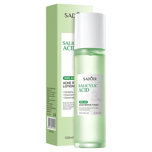 

SADOER Лосьон для устранения угревой сыпи с салициловой кислотой 100, Лосьон для устранения угревой сыпи с салициловой кислотой