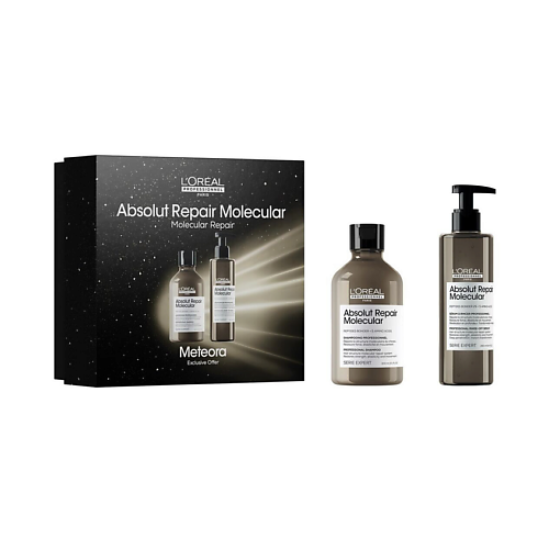

L'OREAL PROFESSIONNEL Набор Absolut Repair Molecular: Шампунь + Ополаскиватель, Набор Absolut Repair Molecular: Шампунь + Ополаскиватель