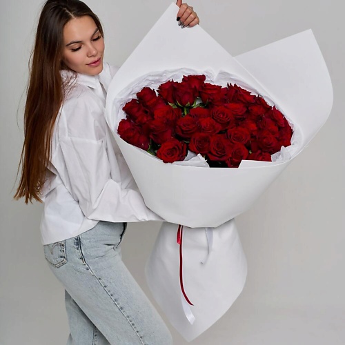 

FLOWER DANCE Бордовые розы 35 шт, Бордовые розы 35 шт