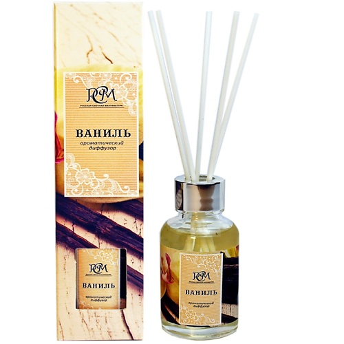 

РУССКАЯ СВЕЧНАЯ МАНУФАКТУРА Арома диффузор ВАНИЛЬ 202, Арома диффузор ВАНИЛЬ