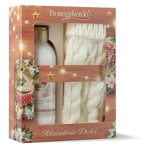 

BOTTEGA VERDE Подарочный набор Mandorle Dolci: Увлажняющий лосьон для тела + Варежки, Подарочный набор Mandorle Dolci: Увлажняющий лосьон для тела + Варежки