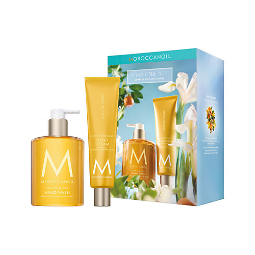 

MOROCCANOIL Набор для ухода за руками Soleil De Tanger Жидкое мыло+Крем для рук 460, Набор для ухода за руками Soleil De Tanger Жидкое мыло+Крем для рук