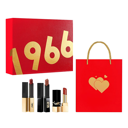 

YVES SAINT LAURENT Лимитированный подарочный набор губных помад "1966", Лимитированный подарочный набор губных помад "1966"