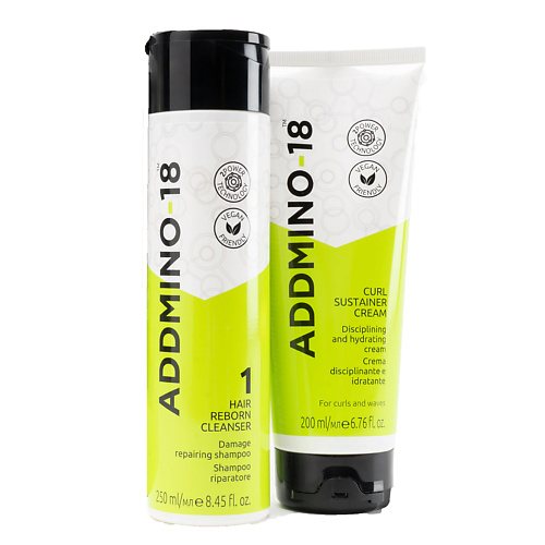

ADDMINO-18 Набор для вьющихся и волнистых волос CURL EVOLUTION! EXPRESS CURL KIT Шампунь + Крем, Набор для вьющихся и волнистых волос CURL EVOLUTION! EXPRESS CURL KIT Шампунь + Крем