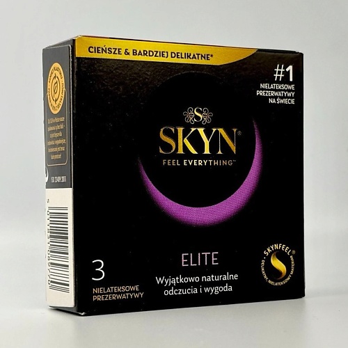 Презервативы без латекса Elite 3
