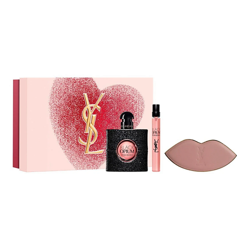 

YVES SAINT LAURENT Парфюмерный набор Black Opium Парфюмерная вола+миниатюра+зеркало, Парфюмерный набор Black Opium Парфюмерная вола+миниатюра+зеркало