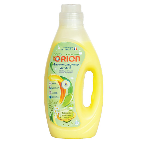 

ORION Фито-Кондиционер для детского белья с экстрактами ромашки и липы 1500, Фито-Кондиционер для детского белья с экстрактами ромашки и липы
