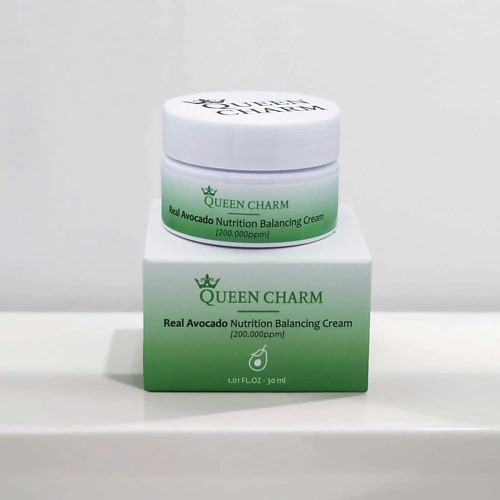 

QUEEN CHARM Крем для лица питательный с маслом авокадо 20% 30, Крем для лица питательный с маслом авокадо 20%