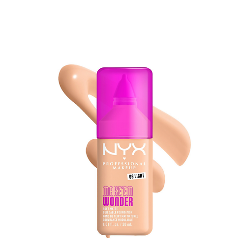 

NYX Professional Makeup NYX PROFESSIONAL MAKEUP Тональная основа Make 'EM Wonder, NYX PROFESSIONAL MAKEUP Тональная основа Make 'EM Wonder
