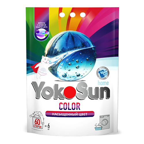 

YOKOSUN Порошок для стирки цветных вещей, Порошок для стирки цветных вещей