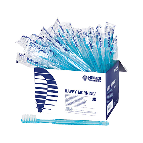 

MIRADENT Одноразовые зубные щетки с напылением зубной пасты Happy Morning, Одноразовые зубные щетки с напылением зубной пасты Happy Morning
