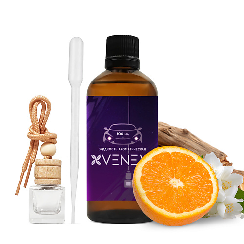 

VENEW Диффузор автопарфюм ароматизатор для авто Woody orange, Диффузор автопарфюм ароматизатор для авто Woody orange