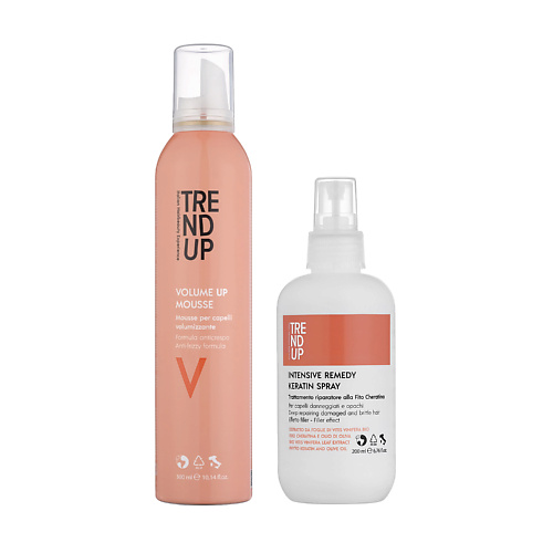 

TREND UP Комплект мусс для объема и спрей для восстановления волос, Комплект мусс для объема и спрей для восстановления волос