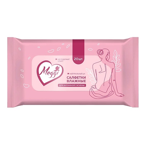 

MEGGI Влажные салфетки гигиенические для интимной гигиены "Meggi", Влажные салфетки гигиенические для интимной гигиены "Meggi"