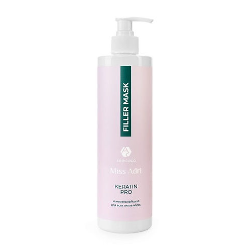 

ADRICOCO Универсальная маска-филлер для волос Miss Adri Keratin Pro 500, Универсальная маска-филлер для волос Miss Adri Keratin Pro