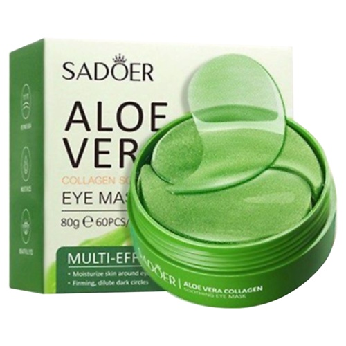 

SADOER Патчи для кожи вокруг глаз коллагеновые подтягивающие с соком алоэ вера, Патчи для кожи вокруг глаз коллагеновые подтягивающие с соком алоэ вера