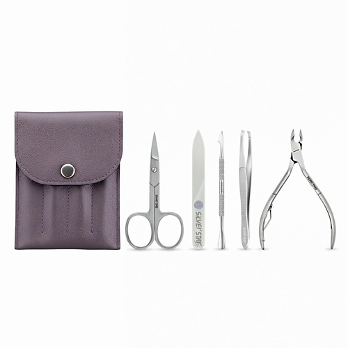 

SILVER STAR Маникюрный набор в кожанном чехле в подарочной упаковке, Маникюрный набор в кожанном чехле в подарочной упаковке