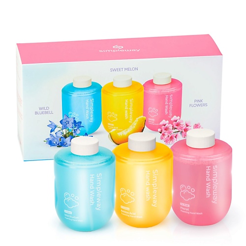 

SIMPLEWAY Жидкое мыло для сенсорного дозатора, сменные блоки: Дыня, Дикие цветы, Розовые цветы 900, Жидкое мыло для сенсорного дозатора, сменные блоки: Дыня, Дикие цветы, Розовые цветы