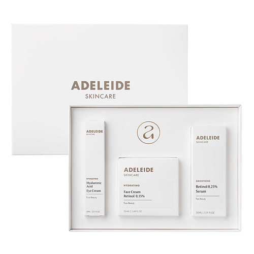 

ADELEIDE Подарочный набор для ухода за кожей лица с ретинолом, Подарочный набор для ухода за кожей лица с ретинолом