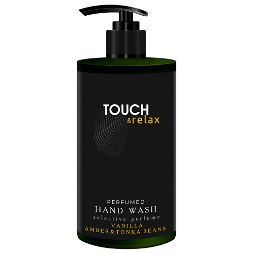 Гель для рук TOUCH Парфюмированный гель для мытья рук  ВАНИЛЬ, АМБРА и БОБЫ ТОНКА