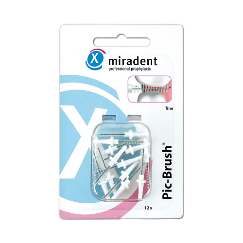 

MIRADENT Запасные межзубные ершики Pic-Brush® для чистки зубов и брекетов, Запасные межзубные ершики Pic-Brush® для чистки зубов и брекетов