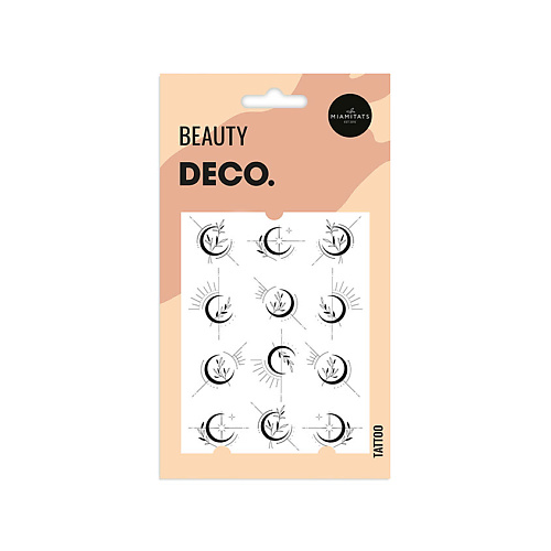 Наклейки для тела DECO. Татуировка переводная для тела Moons by Miami tattoos