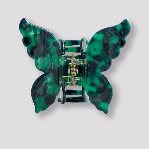 

ASSORO Краб для волос Бабочка Малахит, Краб для волос Бабочка Малахит