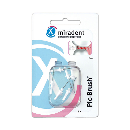 

MIRADENT Запасные межзубные ершики Pic-Brush® для чистки зубов и брекетов, Запасные межзубные ершики Pic-Brush® для чистки зубов и брекетов