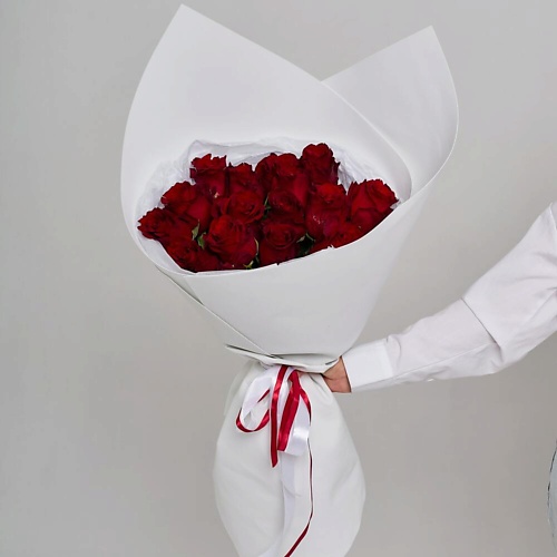 

FLOWER DANCE Бордовые розы 15 шт, Бордовые розы 15 шт