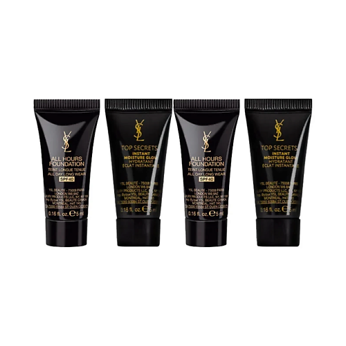 

YVES SAINT LAURENT Набор миниатюр тонального крема All Hours + Праймера Top Secrets, Набор миниатюр тонального крема All Hours + Праймера Top Secrets