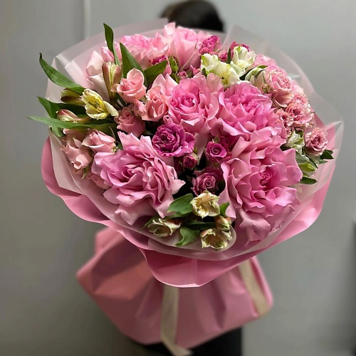 

FLOWER DANCE Невероятный букет из альстромерии и роз, Невероятный букет из альстромерии и роз