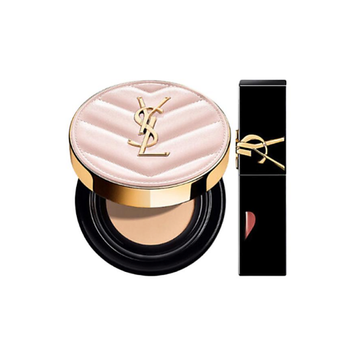

YVES SAINT LAURENT Набор: Touche Eclat Glow-Pact Cushion + THE INKS Vinyl Cream, Набор: Touche Eclat Glow-Pact Cushion + THE INKS Vinyl Cream