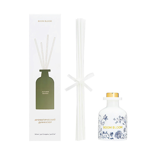 

BOOM BLOOM Ароматический диффузор для дома Autumn Woods 100, Ароматический диффузор для дома Autumn Woods