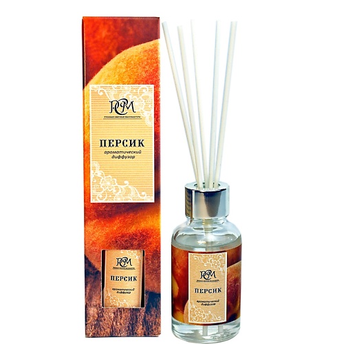 

РУССКАЯ СВЕЧНАЯ МАНУФАКТУРА Арома диффузор ПЕРСИК 202, Арома диффузор ПЕРСИК