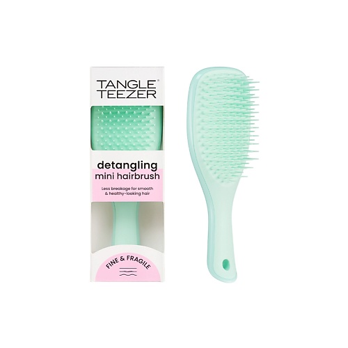 

TANGLE TEEZER Расческа The Ultimate Detangler Mini Fine & Fragile Jade Lagoon, Расческа The Ultimate Detangler Mini Fine & Fragile Jade Lagoon