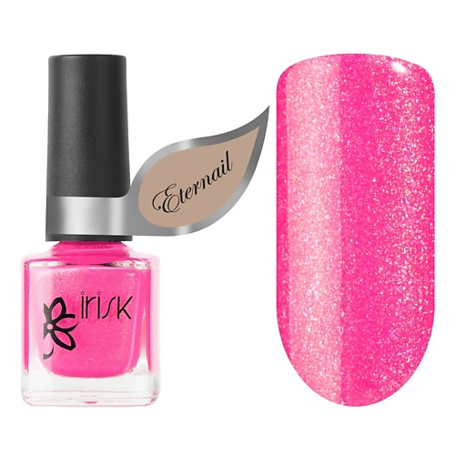 

IRISK Лак на гелевой основе с эффектом втирки Eternail mini Bright party 8, Лак на гелевой основе с эффектом втирки Eternail mini Bright party