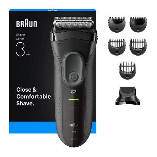 

BRAUN Электробритва Series 3+ Electric Shaver 3000BT766, Электробритва Series 3+ Electric Shaver 3000BT766
