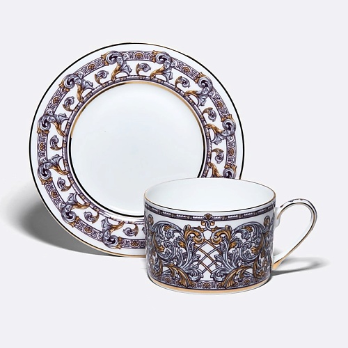

ИМПЕРАТОРСКИЙ ФАРФОРОВЫЙ ЗАВОД Чашка с блюдцем чайная "Барокко", Чашка с блюдцем чайная "Барокко"