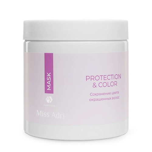 

ADRICOCO Маска для окрашенных волос Miss Adri Protection & color 400, Маска для окрашенных волос Miss Adri Protection & color