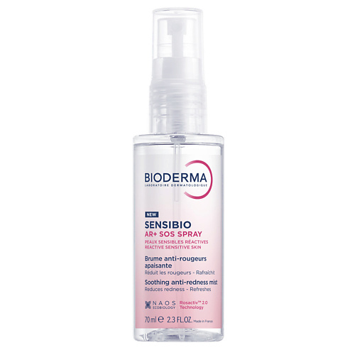 

BIODERMA Sensibio AR+ Мгновенно успокаивающий SOS спрей против покраснений 70, Sensibio AR+ Мгновенно успокаивающий SOS спрей против покраснений