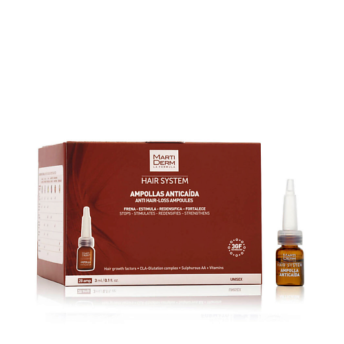 

MARTIDERM Ампулы против выпадения волос Hair System 84, Ампулы против выпадения волос Hair System