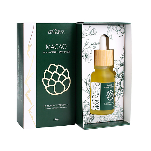 

МОНЛЕСС Масло для ногтей и кутикулы, на основе кедрового масла 15, Масло для ногтей и кутикулы, на основе кедрового масла