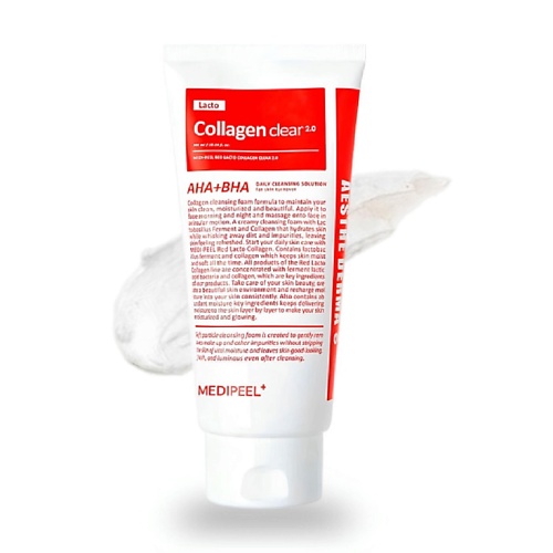 

MEDI-PEEL Пенка для умывания-Red Lacto Collagen Clear 2.0 300, Пенка для умывания-Red Lacto Collagen Clear 2.0
