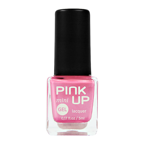 

PINK UP Лак для ногтей MINI GEL с эффектом геля, Лак для ногтей MINI GEL с эффектом геля
