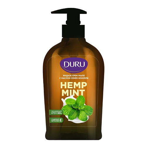 

DURU Жидкое крем-мыло Hemp Mint 300, Жидкое крем-мыло Hemp Mint
