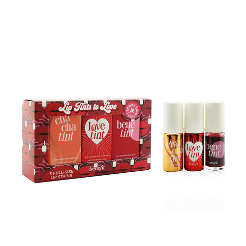 

BENEFIT Набор тинтов для губ и щек Lip Tints to Love, Набор тинтов для губ и щек Lip Tints to Love
