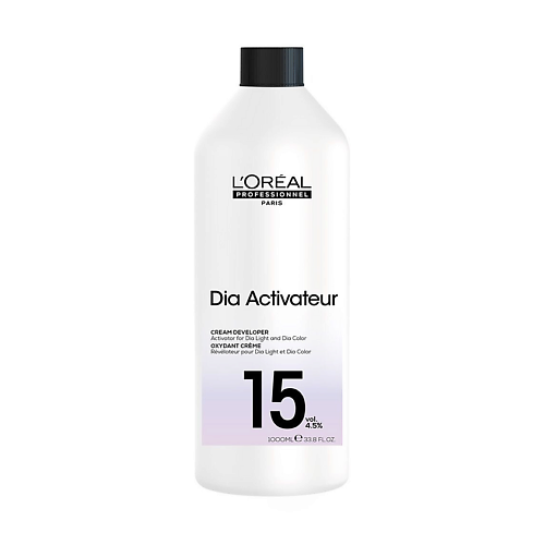 

L'OREAL PROFESSIONNEL L'Oreal Professionnel Окислитель для краски Dia Activateur 15 Vol 4.5 1000, L'Oreal Professionnel Окислитель для краски Dia Activateur 15 Vol 4.5