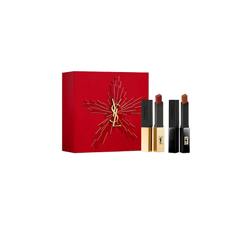 

YVES SAINT LAURENT Дуэт помад Rouge Pur Couture :The Slim + Velvet Radical, Дуэт помад Rouge Pur Couture :The Slim + Velvet Radical