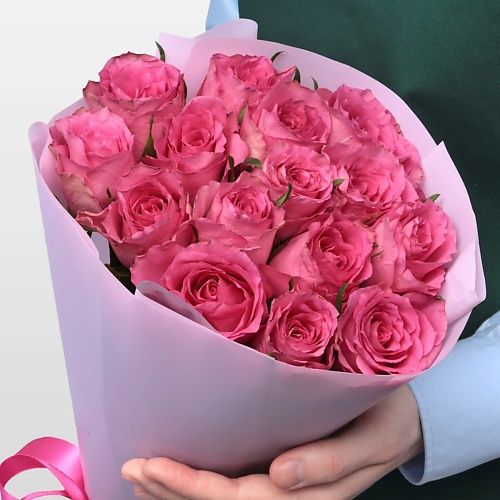 

STUDIO FLORISTIC Букет розовых Роза 15 шт «Ослепительной», Букет розовых Роза 15 шт «Ослепительной»